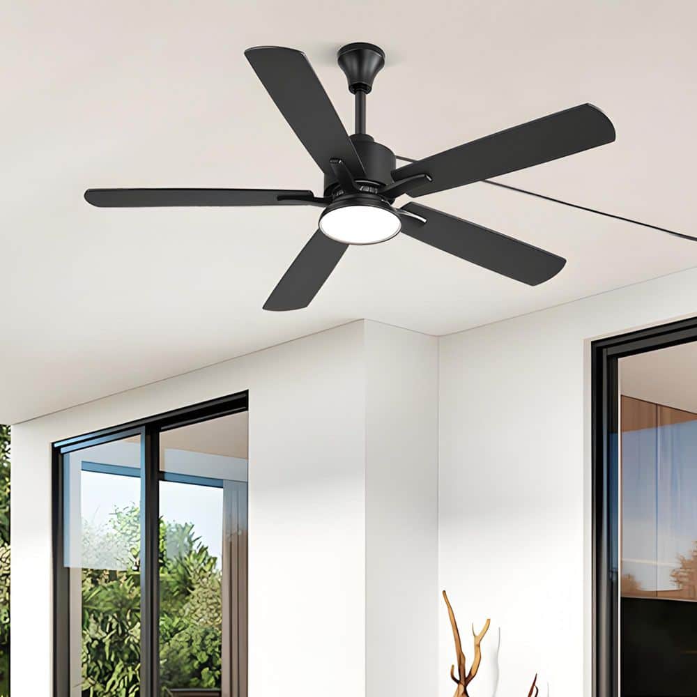 MOKSILED 52 in. Outdoor Black IP65 Weatherproof Quiet Powerful