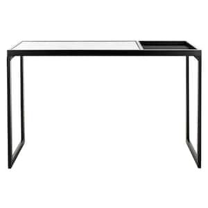 Zuri 48 in. White/Black Console Table