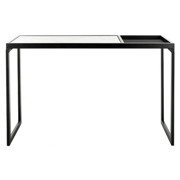 SAFAVIEH Zuri 48 in. White/Black Console Table