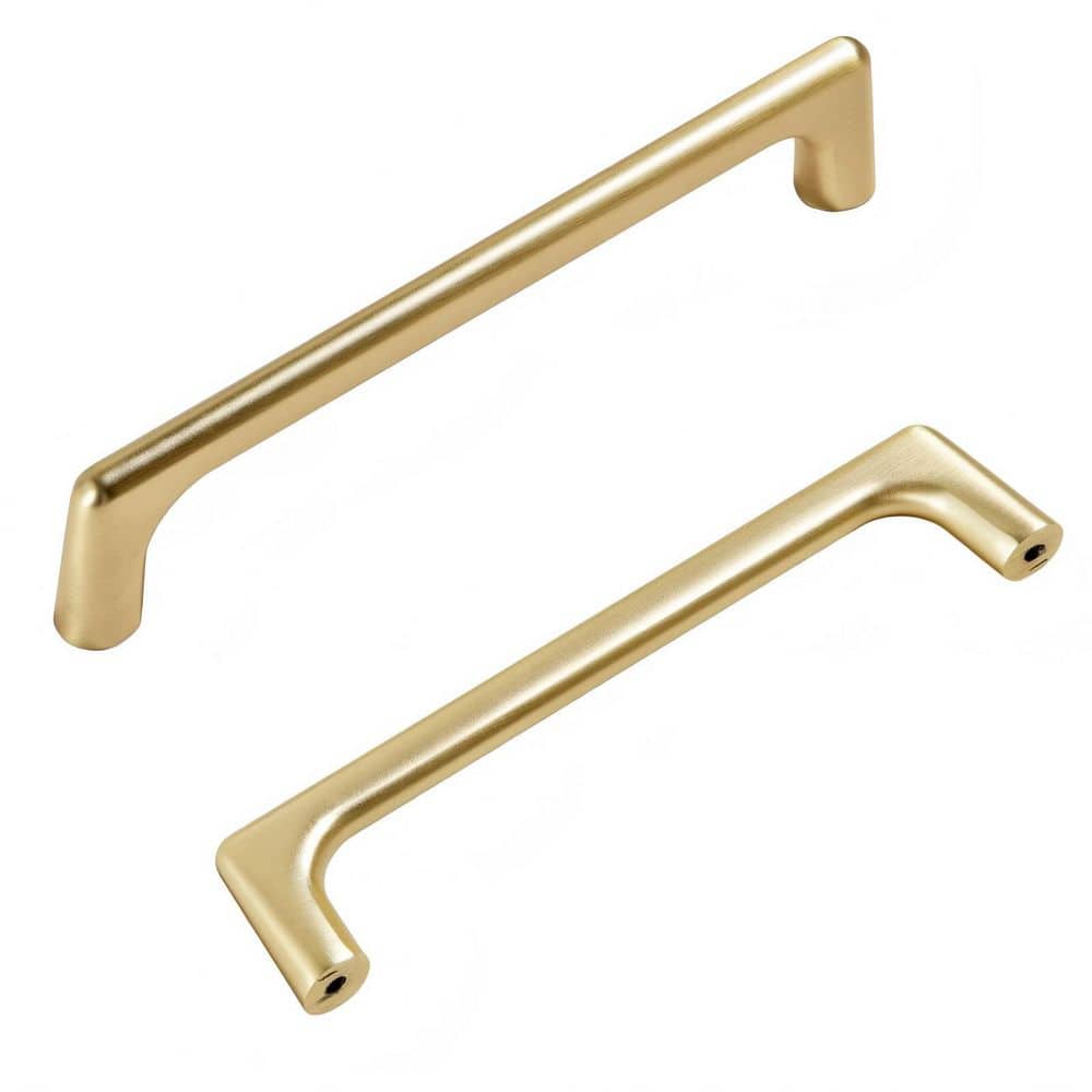 6-Pack 3-3/4 in. (96mm) Modern Luxurious Light Brushed Brass Zinc Alloy Drawer Bar Pulls price history on PriceWatchPro