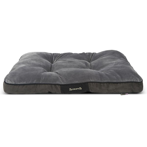 SCRUFFS Chester Large Graphite Grey Polyester Dog Mattress