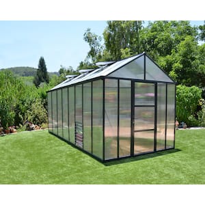 Glory 8 ft. x 16 ft. Gray/Diffused DIY Greenhouse Kit