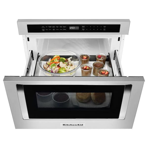 1.2 cu. ft. Under-Counter Microwave Drawer in Stainless Steel