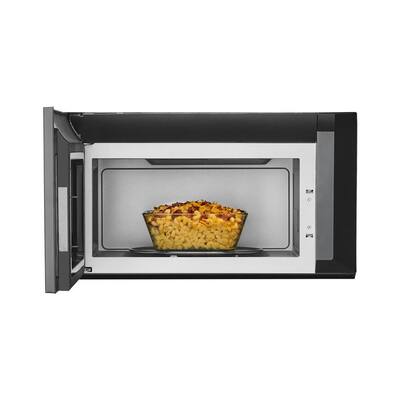 2.1 cu. ft. Over the Range Microwave in Black Stainless