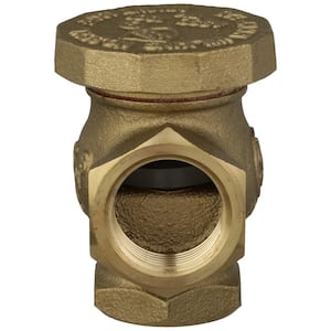 Watts 3/4 in. Bronze FPT x FPT Double Check Valve Assembly Backflow  Preventer 007M3QT - The Home Depot