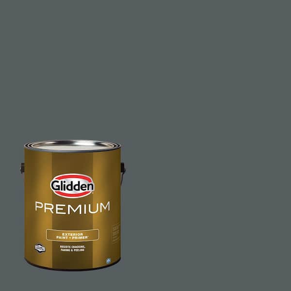 Glidden Premium 1-gal. Mostly Metal PPG1036-7 Flat Exterior Latex Paint