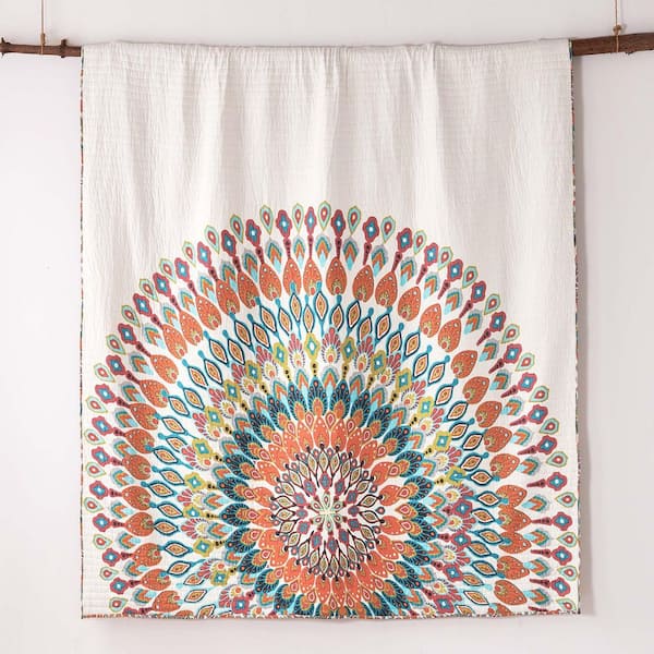 LEVTEX HOME Mirage 3-Piece Multi-Color Bohemian Cotton King