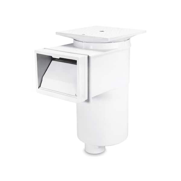 HAYWARD Skim-Master Series 2 in. FIP Concrete In Ground Skimmer 5.25 in. Throat Length Flo-Selector Control Square Cover