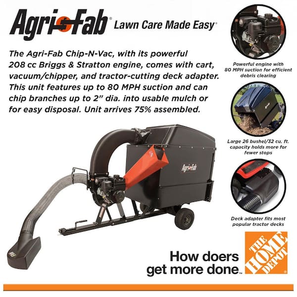 32 cu. ft. Capacity Hard Top Chip-N-Vac