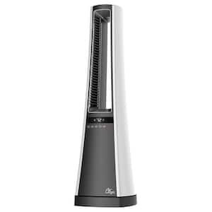1500-Watt 27.17 in. Air Logic Bladeless Electric Tower Ceramic Space Heater with Remote