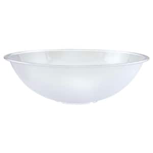 15.75 in. 288 fl. oz. Clear Polycarbonate Pebbled Serving Bowls