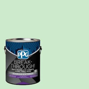 1 gal. PPG1225-3 Applemint Semi-Gloss Door, Trim & Cabinet Paint