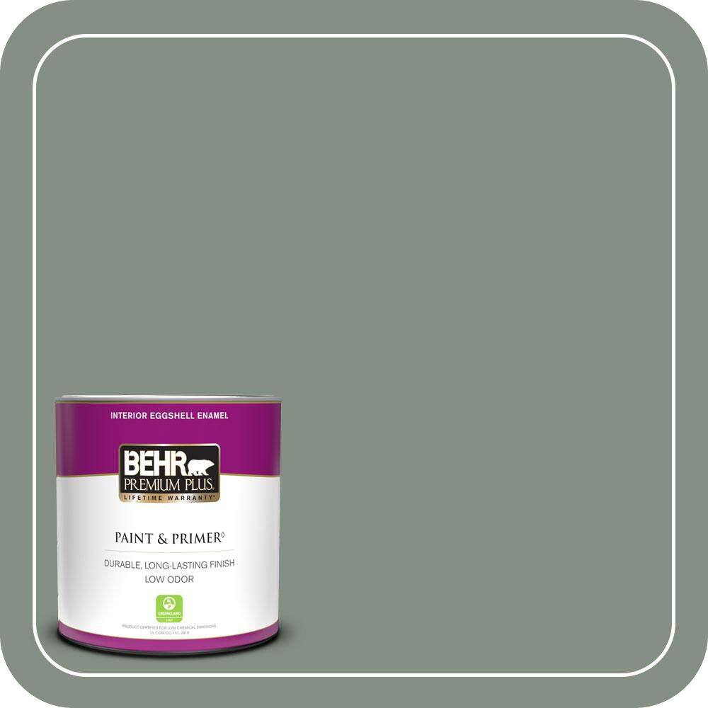 1 qt. #ECC-49-3 Forest Moss Eggshell Enamel Low Odor Interior Paint & Primer price history on PriceWatchPro