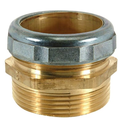 1-1/2 in. O.D. Comp x 1-1/2 in. MIP (1-1/2 in. I.D. Female Sweat) Brass Waste Connector with Die Cast Nut in Chrome