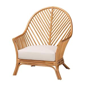 Lisabon Light Honey Rattan Arm Chair