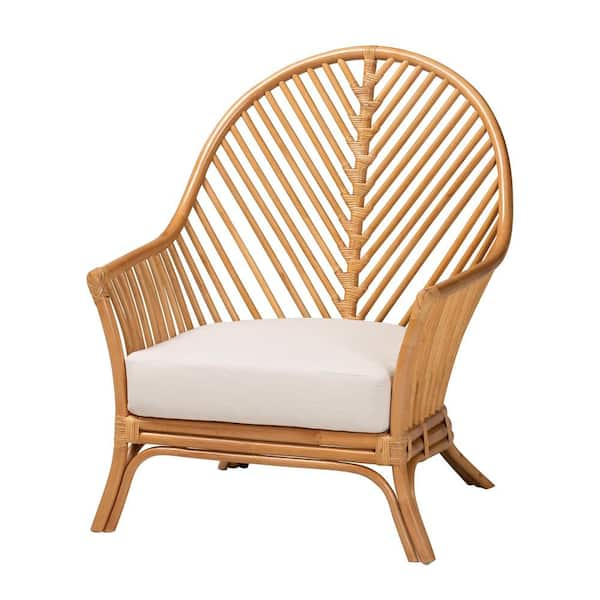 bali & pari Lisabon Light Honey Rattan Arm Chair