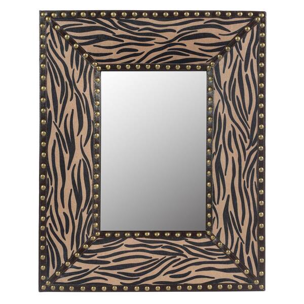 21 in. W x 26 in. H Rectangular Framed Wall Bathroom Vanity Mirror in ...