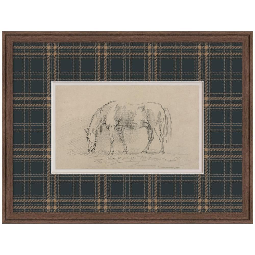 "Florence ""Horse Grazing Sawrey Gilpin Fuax Mat"" by Nostalgia Prints Animals Framed Art Print 20 in. x 26 in." price history on PriceWatchPro