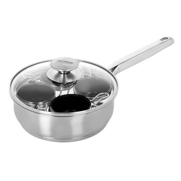 Resto Ceramic Coating 5-Piece Includes 1-Pan and 4-Poacher Cups, 4