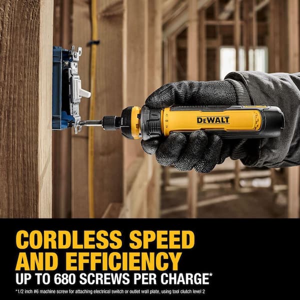DEWALT 4V Lithium-Ion Cordless 1/4 in. Screwdriver with USB 