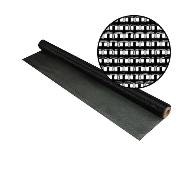 36 in. x 84 in. Black SunTex 80