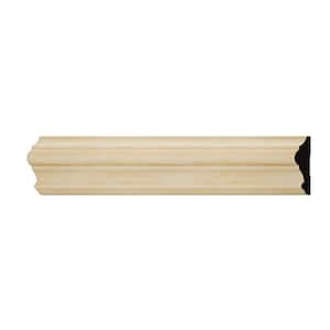 WM397 1 in. D x 3.5 in. W x 6 in. L Wood (Pine) Chair Rail Sample