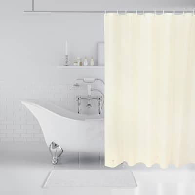 Details about   183cm Shower Curtain Waterproof Transparent Clear White  100% PEVA Bath Bathroo