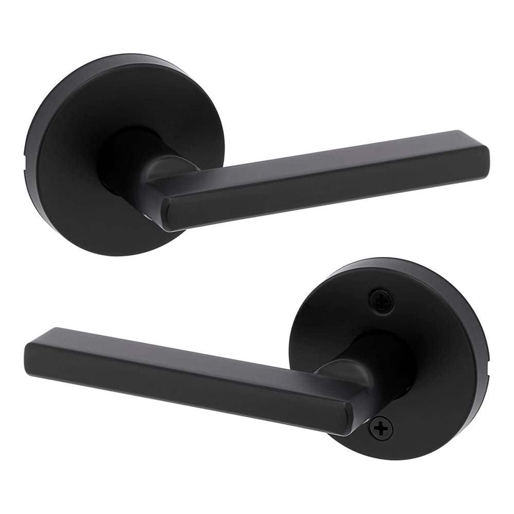 Halifax Matte Black Round Hall/Closet Door Handle with Microban Antimicrobial Protection price history on PriceWatchPro