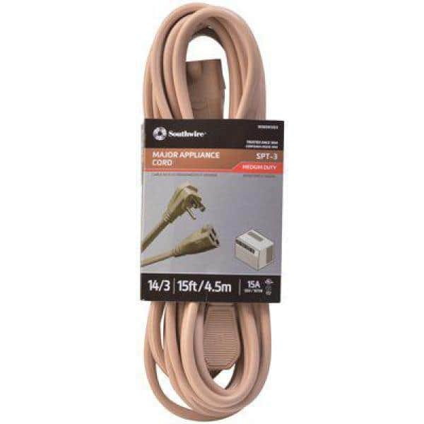 UPC 029892035365 product image for 15 ft. 14/3 Flat Appliance Extension Cord | upcitemdb.com