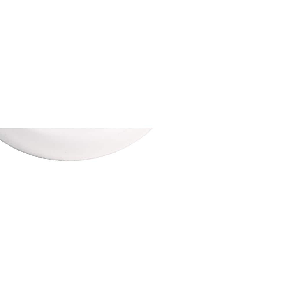 White Diamond Glass 14" Two-Light Vanity Fixture