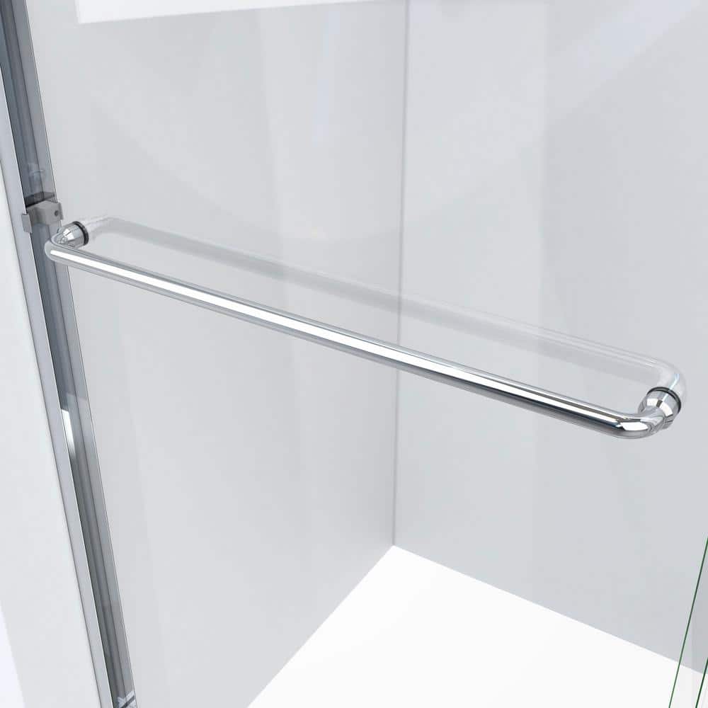 Alliance Pro LT 70" High Chrome and Clear Glass Sliding Shower Door