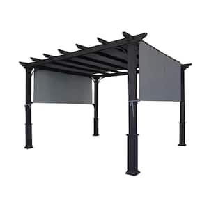194 in. x 88 in. Universal Replacement Pergola Canopy Top, Fit for 8 ft. x 10 ft. Pergola in Grey