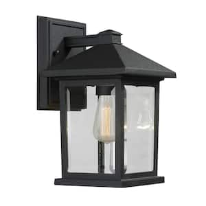 LNC Black Outdoor Wall Sconce, Garage Porch Entry Water-resistant Anti ...