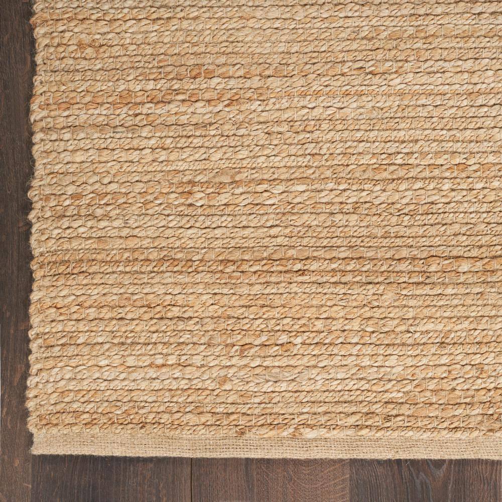 Natural Jute Handwoven Reversible 5' x 7' Area Rug