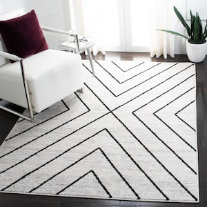 Adirondack Ivory/Gray 8 ft. x 10 ft. Arrow Area Rug