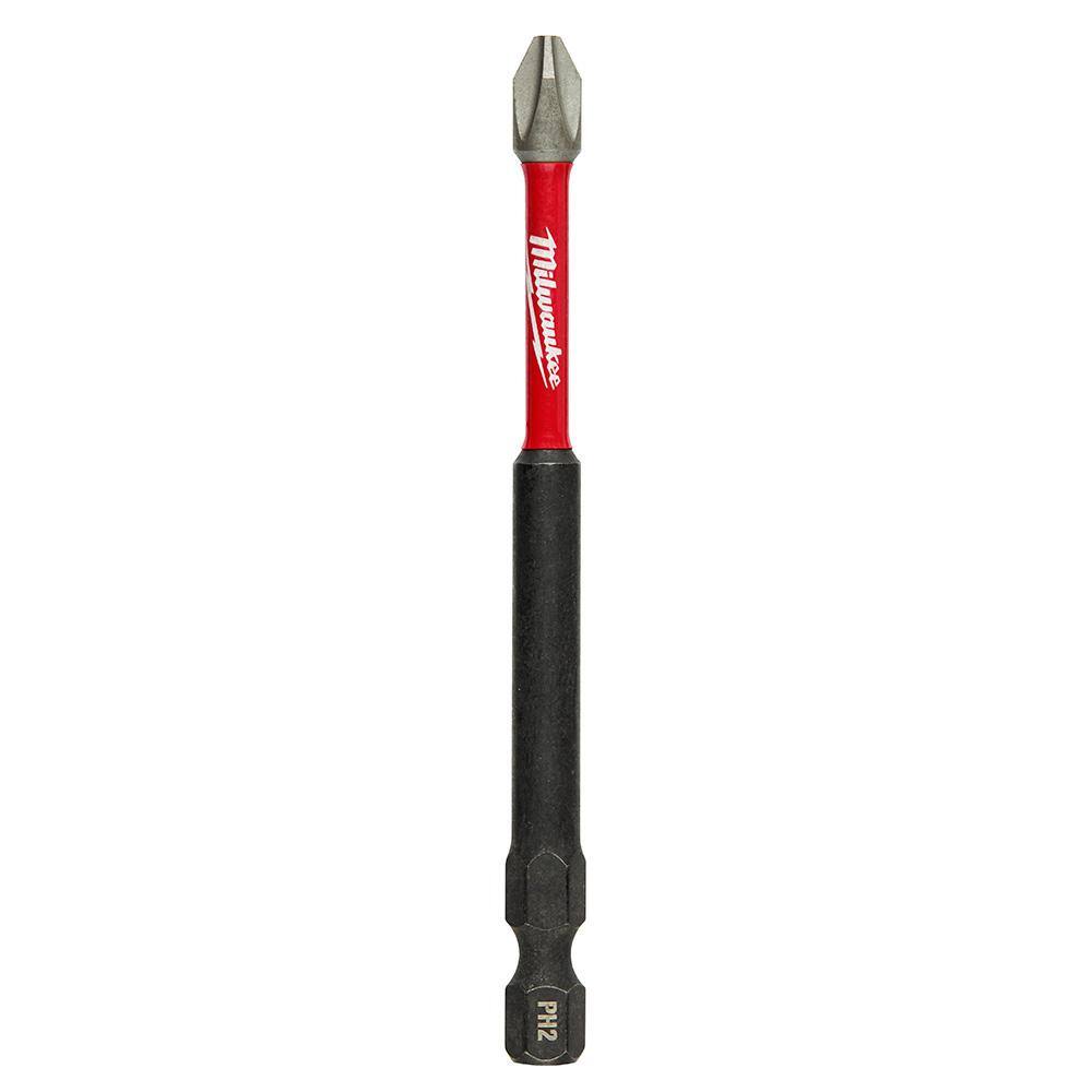 Milwaukee SHOCKWAVE Impact Duty 3-1/2 In. Phillips #2 Alloy Steel Screw ...