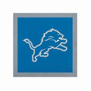 Detroit Lions 34.75 in. x 34.75 in. NFL Felt Wall Banner