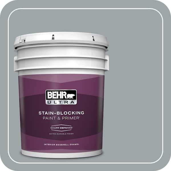 BEHR ULTRA 5 gal. #ECC-33-1 Iron Wood Extra Durable Eggshell Enamel Interior Paint & Primer