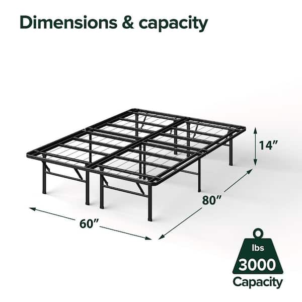 Zinus SmartBase Heavy Duty Queen Metal Bed Frame HD-SB13-14Q