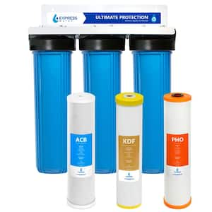 Ultimate Protection House Water Filter System 3-Stage Water Filtration-Heavy Metal Anti-Scale-Clean drinking Water