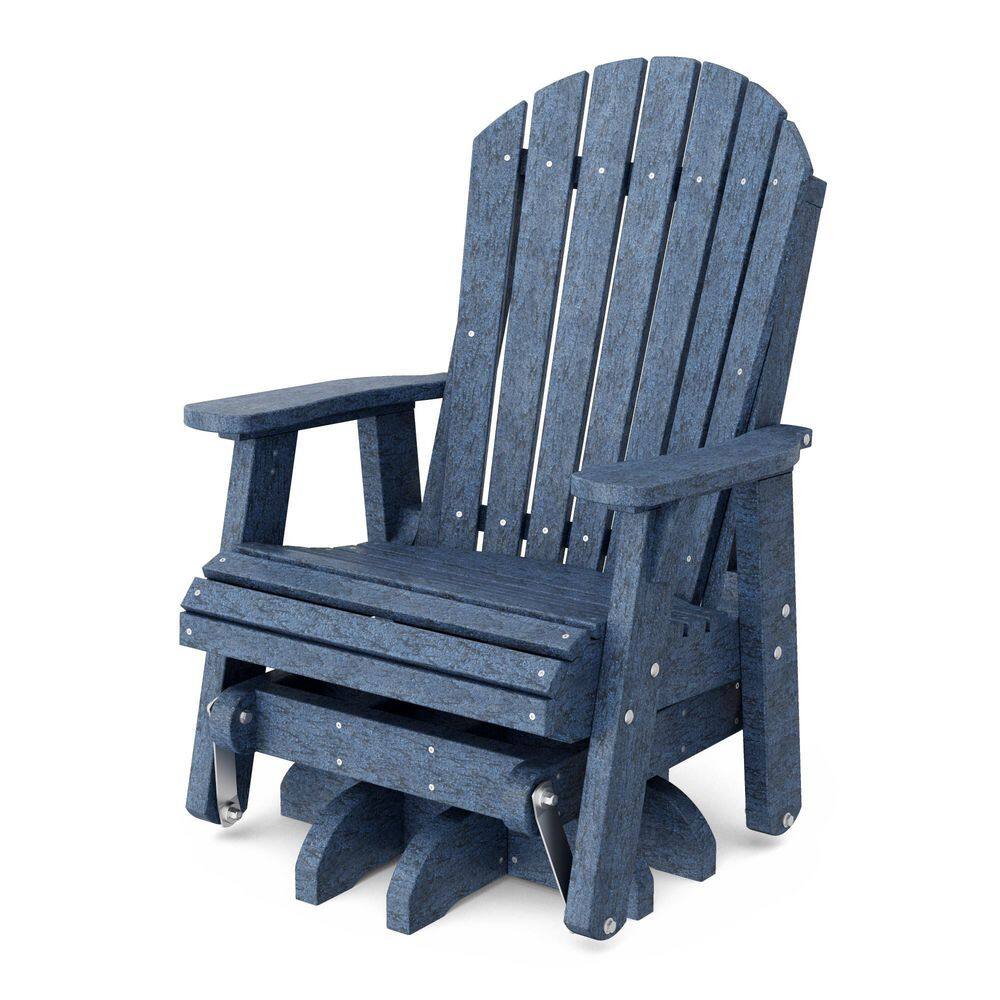 Heritage 1-Person Patriot Blue HDPE Plastic Outdoor Swivel Glider price history on PriceWatchPro