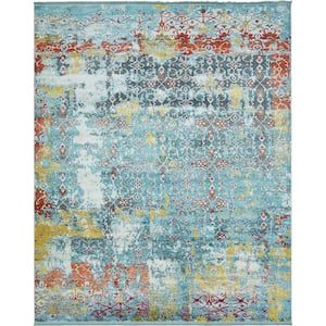 Baracoa Alamar Teal 8' 4 x 10' 0 Area Rug