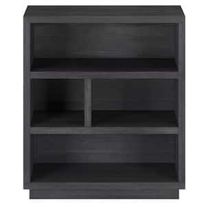 Bowman 32 in. Charcoal Gray Rectangular Bookcase