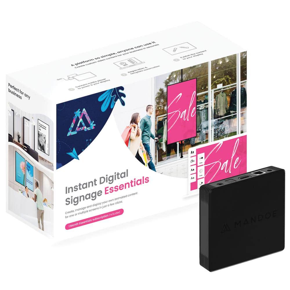 MANDOE Digital Signage Media Player (Essentials) Adapter COM3015 The Home  Depot