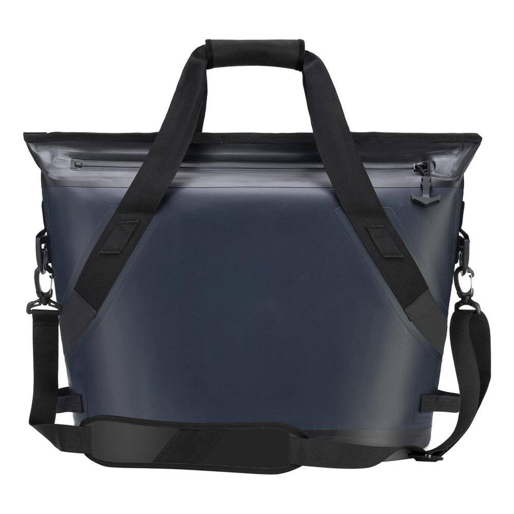 22 qt. Leakproof Insulated Soft-Sided Cooler Bag with Airtight Zipper and Waterproof Layer in Grey for Camping and Beach price history on PriceWatchPro