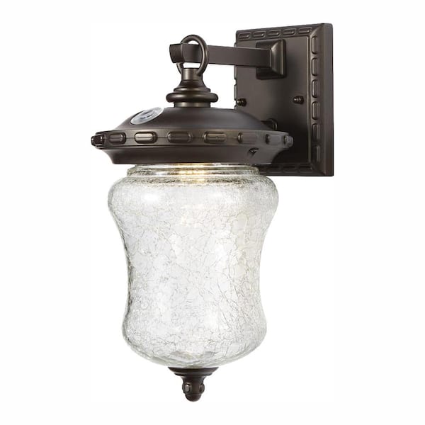 Home Decorators Collection Integrated LED Outdoor Wall Light Lantern Sconce - Thumbnail 5