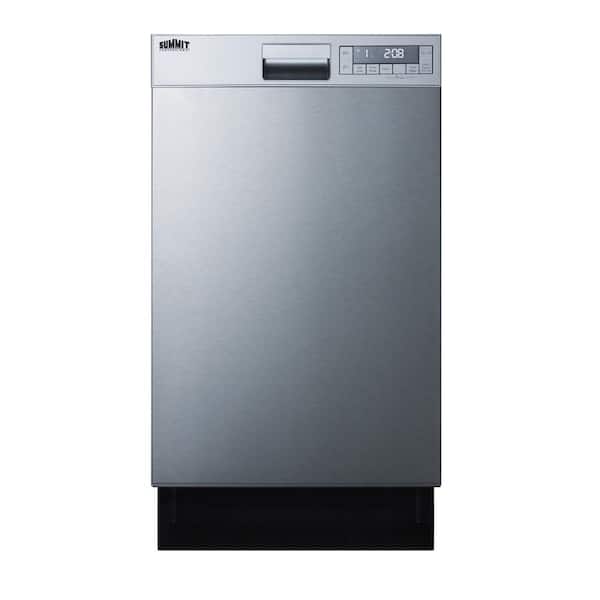 Summit Appliance 18 in. Top Control Dishwasher in Stainless Steel, ADA Compliant