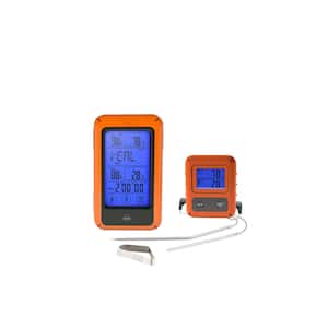 Wireless Thermometer with 90FT Wireless Range, Dual Probe, Digital Read Out, Dehydrator, Smoker Oven, Grill Thermometer