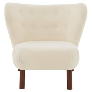 Gabriel Cream/Dark Brown Accent Chair