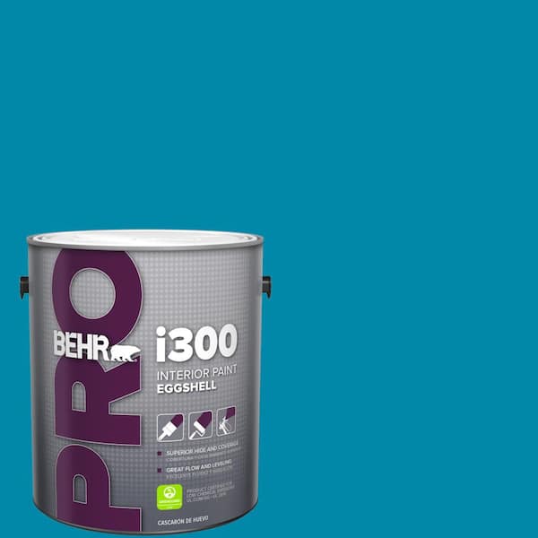 1 gal. #P490-6 Hacienda Blue Eggshell Interior Paint